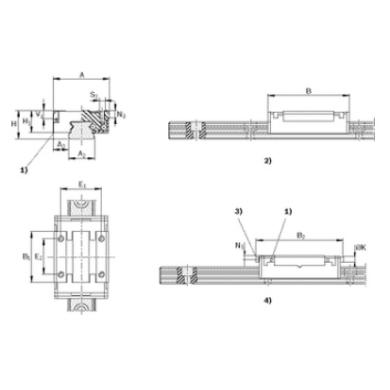 R0442-294-00 /0442-213-01/ BOSCH Rexroth STAR mini lineárne ložisko