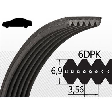 Klinový remeň 6DPK 1195 drážkový OPTIBELT