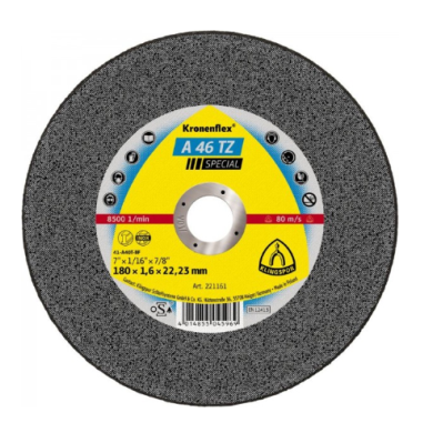 Rezný kotúč TZ A 46 180X1,6X22,23 mm Nr. 221161 KLINGSPOR