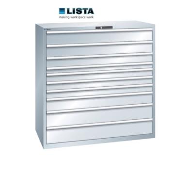Skriňa 1450x1431x725 10x zásuvka, KEY R7035, 78x36E, LISTA