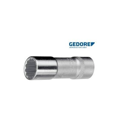 Hlavica 1/2" 17 mm DIN 3124 6-hran dvojitý dlhá GEDORE