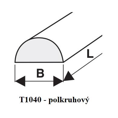 Brúsny pilník T9040 20x200 99A 220 O 6 V 80 polkruhový Tyrolit 67251 2024.80