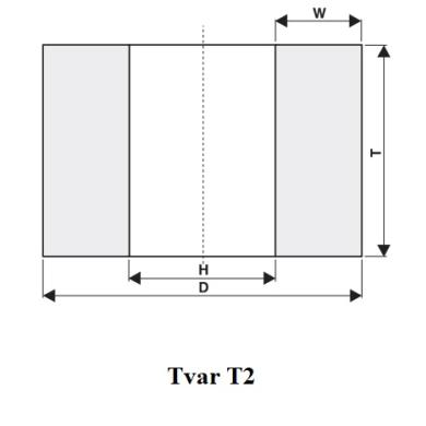 Brúsny kotúč T2 350x100x270 49C 120 J 10 V Carborundum 44136 3567.00