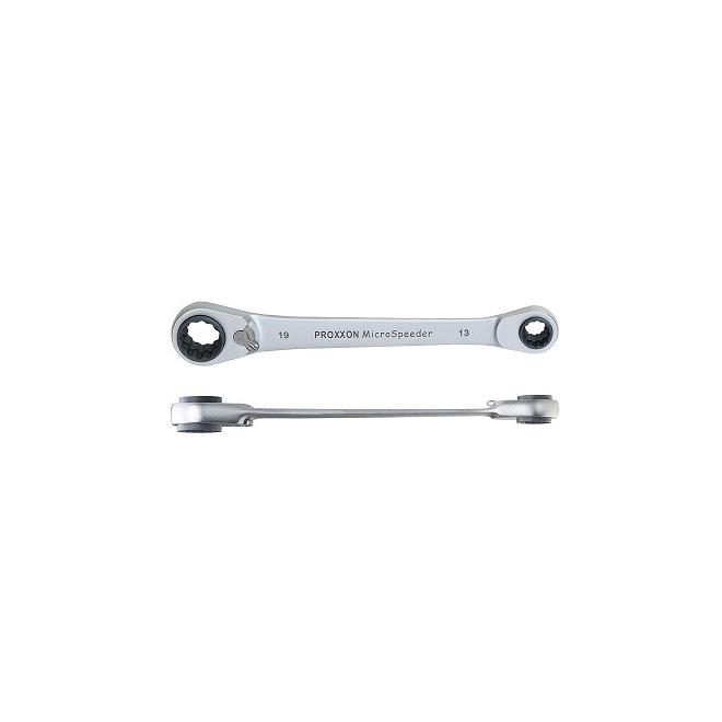 Kľúč račňový 10,13,17,19 mm 4 v 1 PROXXON Micro