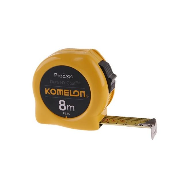 Zvinovací meter 8 m šírka 25 mm 2. trieda presnosti KMC 8074N KOMELON