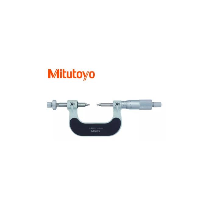 Mikrometer 0-25 / 0,01 strmeňový analógový pre ozubené kolesá Mitutoyo