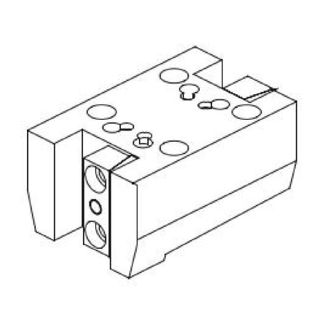 Držiak radiálny 25x25 BMT 55  DIN 69880 Kintek