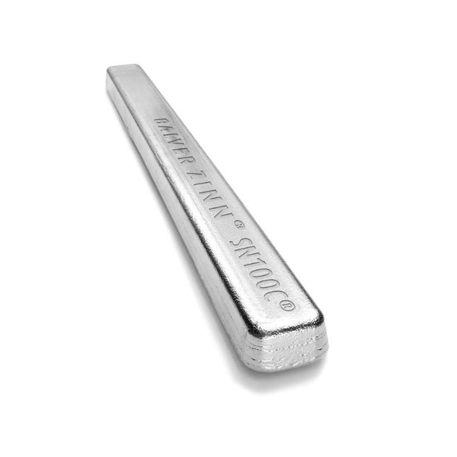 Spájka tyč D2 SN100C - SnCu0,7Ni/1ks tyče (325x28x15mm)