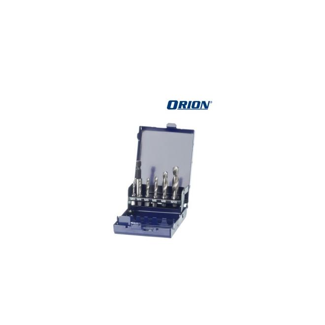 Závitník kombi sada bitov M3-M10 HSS šesťhranná stopka 1/4" ORION