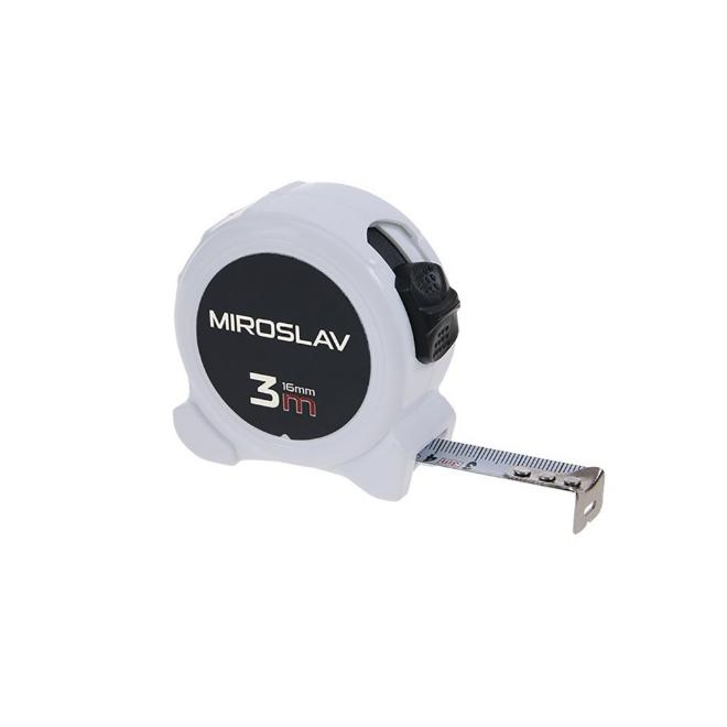 Zvinovací meter 3 m šírka 16 mm Miroslav