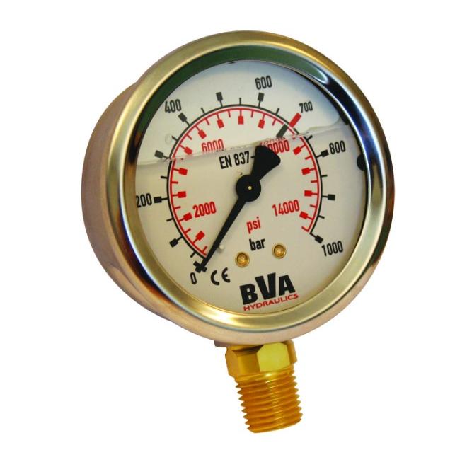 Manometer olejový GBW 1460 G 1/4 0-1000 Bar (16971,05)