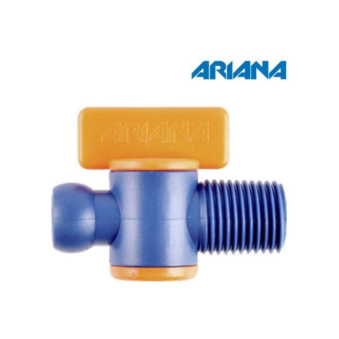 Ventil 1/2" D12,7mm uzatvárací pre vonkajší zácit Ariana (2 ks)