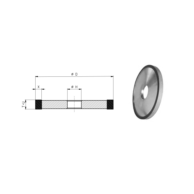 1A1 D125 T12 X10 H20 D64 Flutting Hybrid