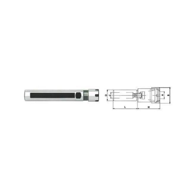 Upínač klieštinový D20 ER16M 1-10mm L=160 DIN 6499