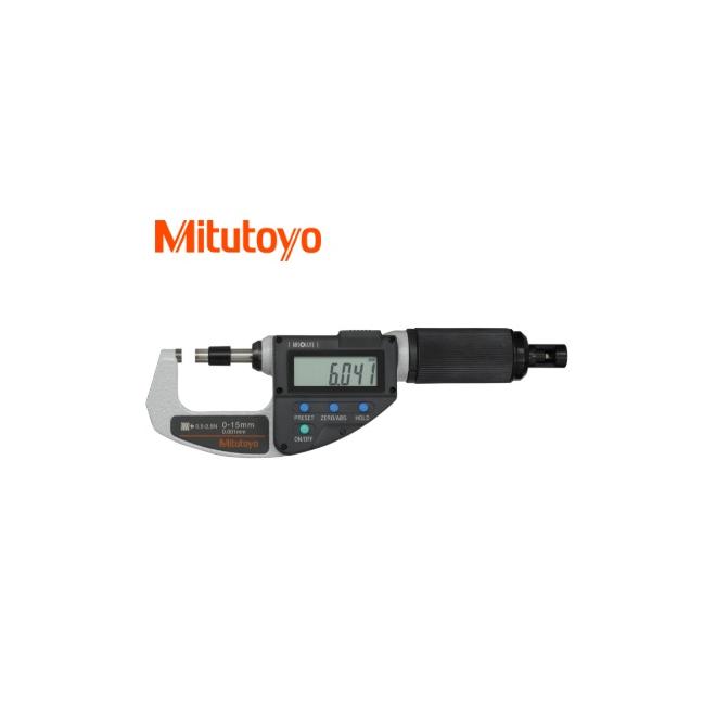 Mikrometer 0-15 / 0,001 strmeňový digitálny Quickmike ABSOLUTE Mitutoyo