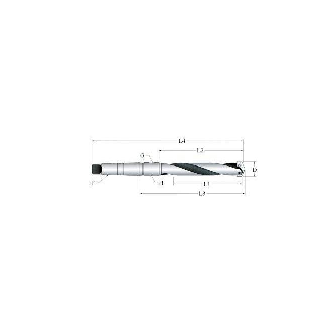 Vrták D64,00-88,00 531,8/317,5mm špiralová drážka AMEC