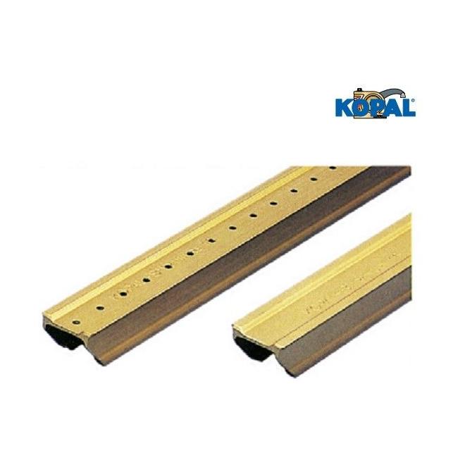 Lišta 1000x16mm hlinik bez odtokových otvorov na zakrytie T drážok strojov KOPAL