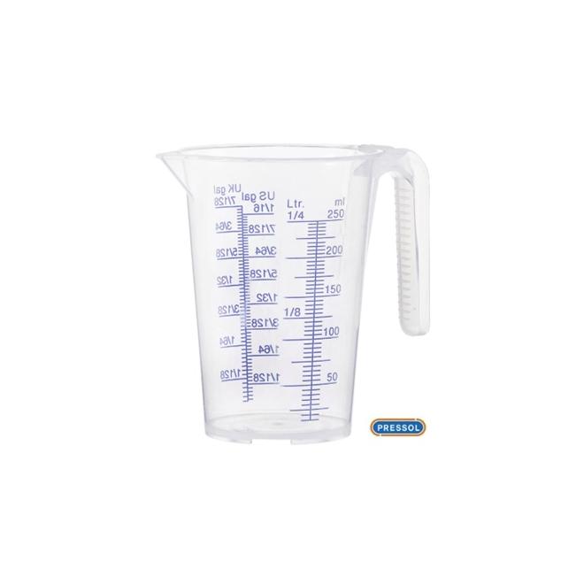 Odmerka so stupnicou priehľadná 0,25 l Pressol