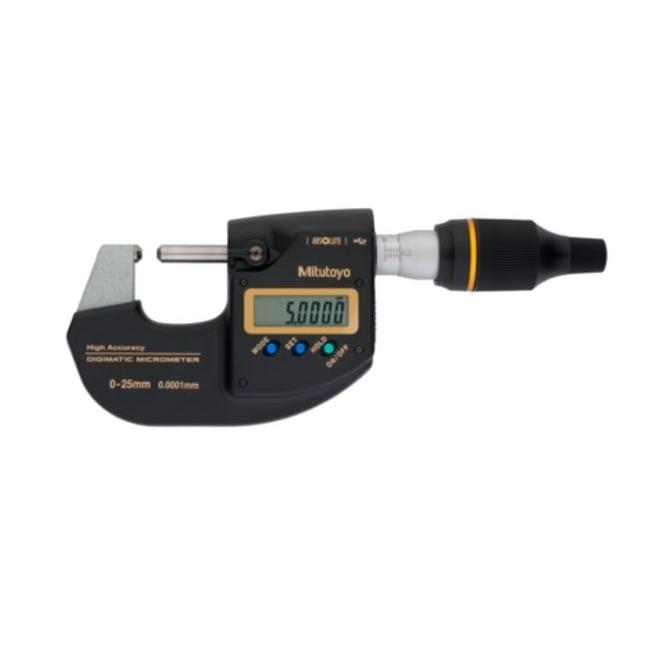 Mikrometer 0-25 / 0,0001 strmeňový digitálny vysoko presný MDH-25MC MITUTOYO