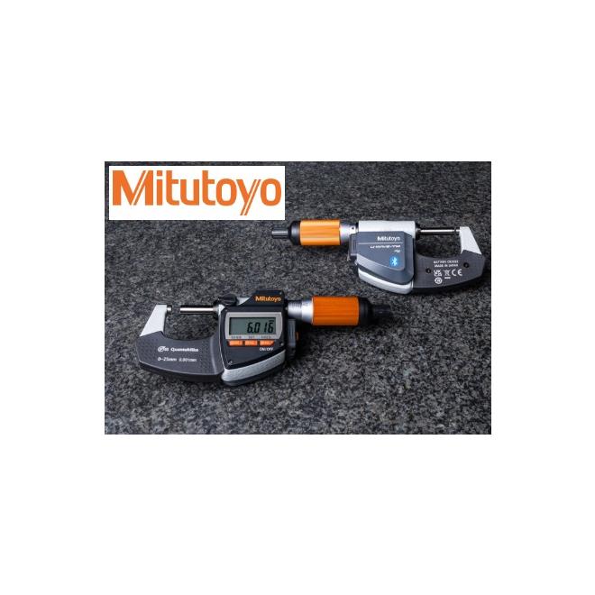 Mikrometer 0-25 / 0,001 strmeňový digitálny IP65 QuantuMike sada BlueTooth