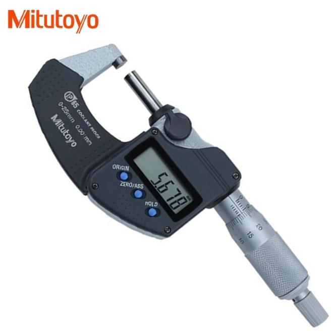 Mikrometer strmeňový 0-25 / 0,001 digitálny presnosť +/-0,001 IP65 Mitutoyo