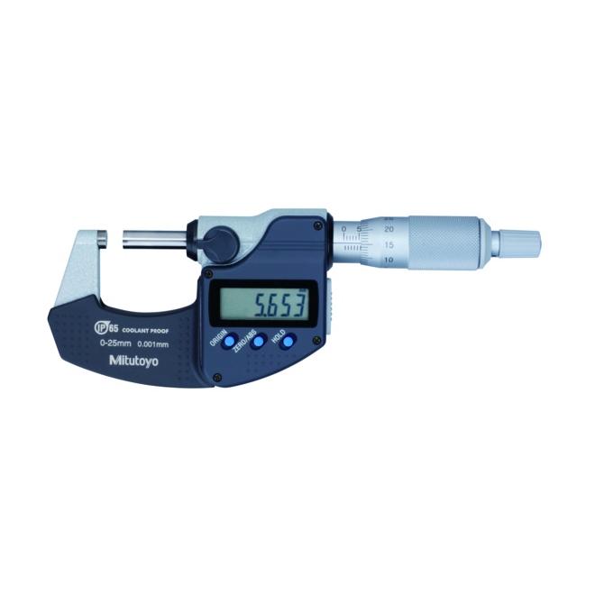 Mikrometer 0-25 / 0,001 strmeňový IP 65 digitálny 293-240-30 Mitutoyo