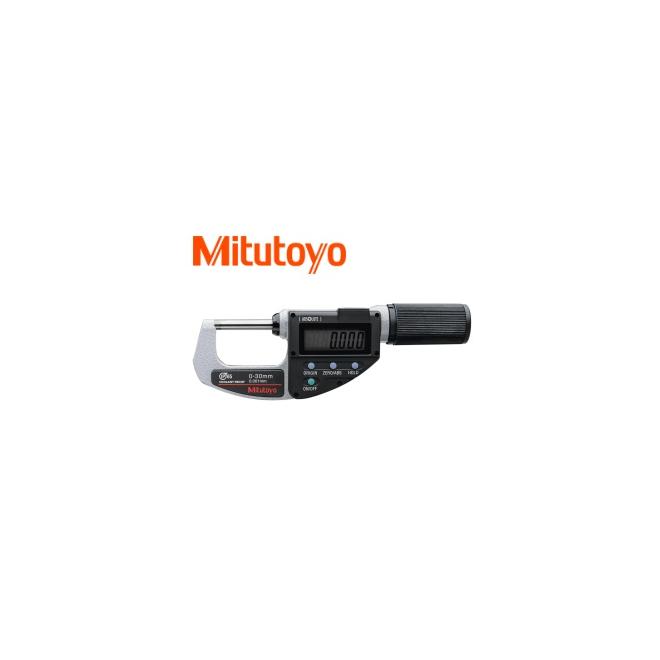 Mikrometer 0-30 / 0,001 strmeňový digitálny IP65 rýchloposuv Mitutoyo Absolute