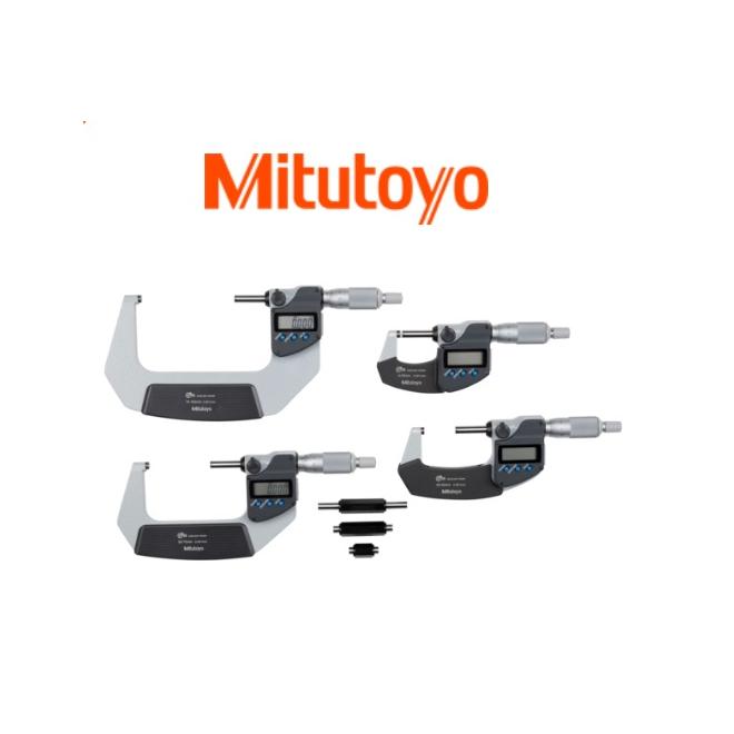 Mikrometer 0-100 / 0,001 strmeňový digitálny presný MITUTOYO (sada 4ks)
