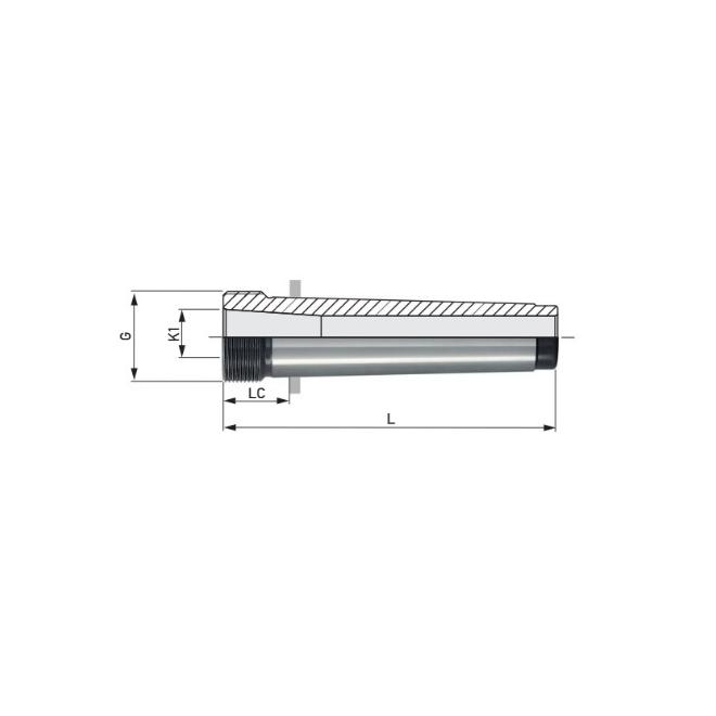 Adaptér M36x1,5 Bruckner