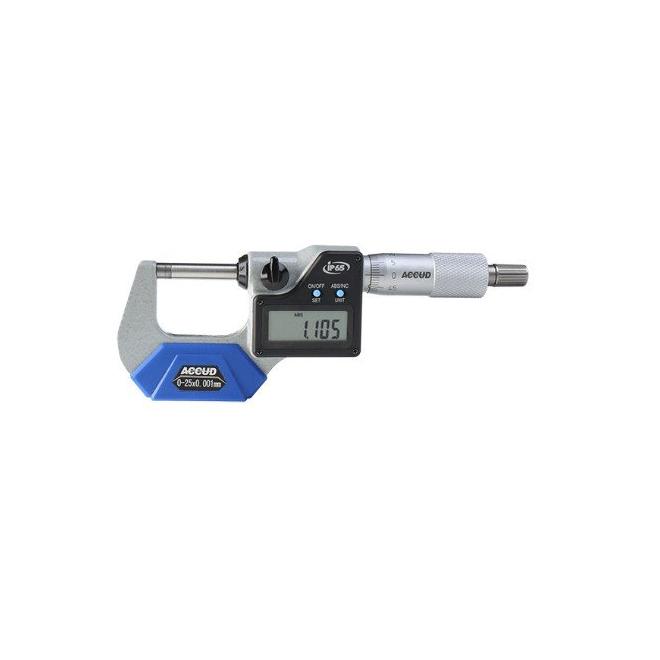 Mikrometer 150-175 / 0,001 strmeňový digitálny IP65 Accud