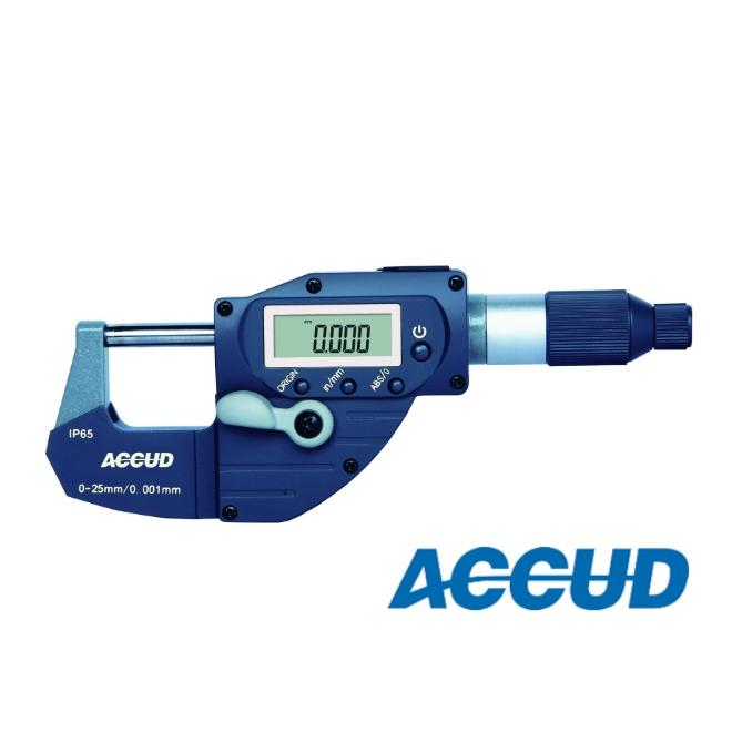 Mikrometer 75-100 / 0,001 strmeňový digitálny IP65 rýchloposuv ACCUD
