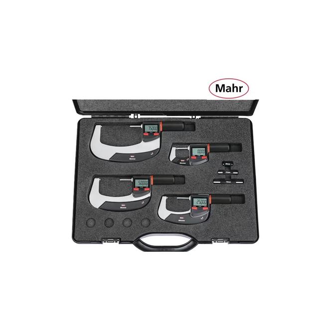 Mikrometer 0-100 / 0,001 IP65 sada strmeňový digitálny MAHR
