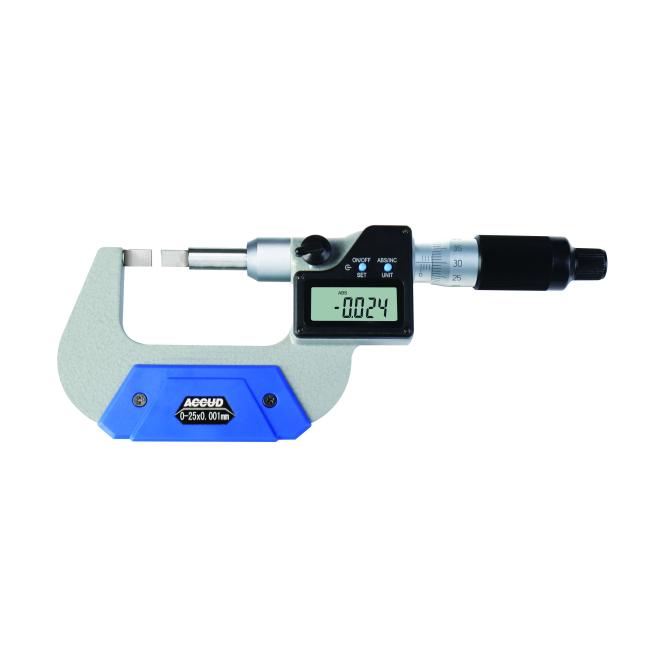 Mikrometer 0-25 / 0,001 digitálny s nožovými dotykmi  ACCUD