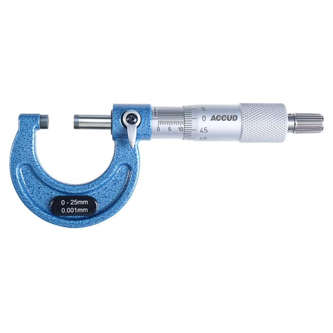 Mikrometer 0-25 / 0,001 DIN 863 strmeňový analógový ACCUD