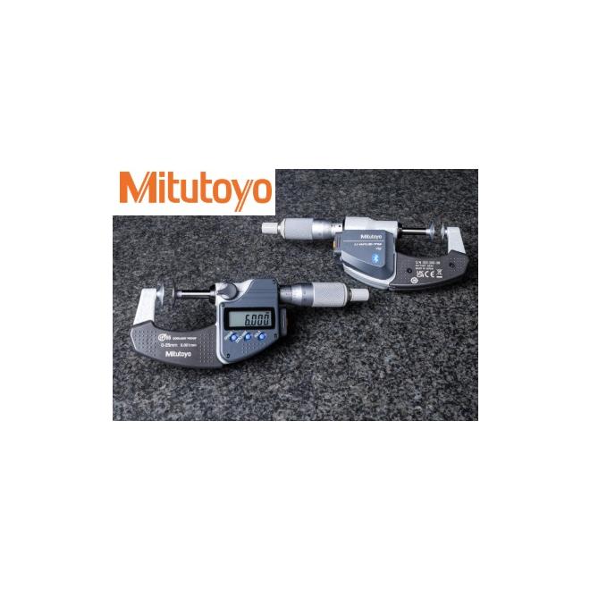 Mikrometer 0-25 / 0,001 strmeňový digitálny presnosť ±1 µm sada bluetooth