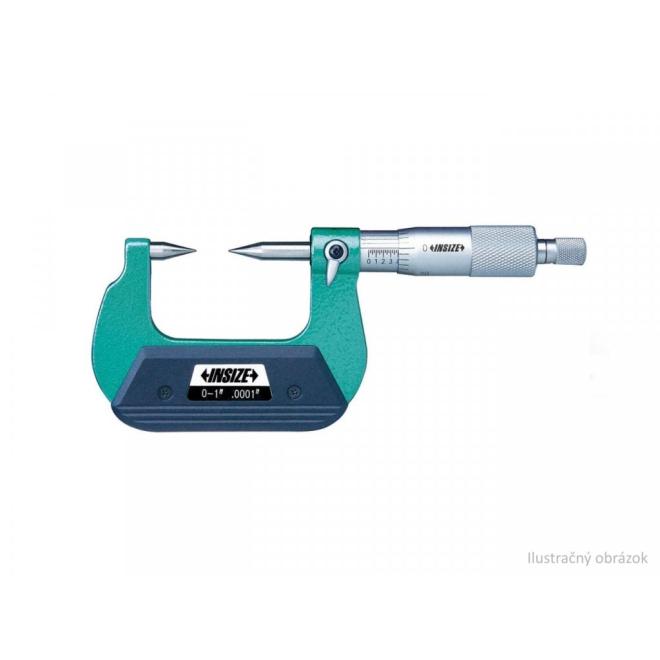 Mikrometer 0-25 / 0,01 analógový so špicatými plochami presnosť +/-0,004 Insize