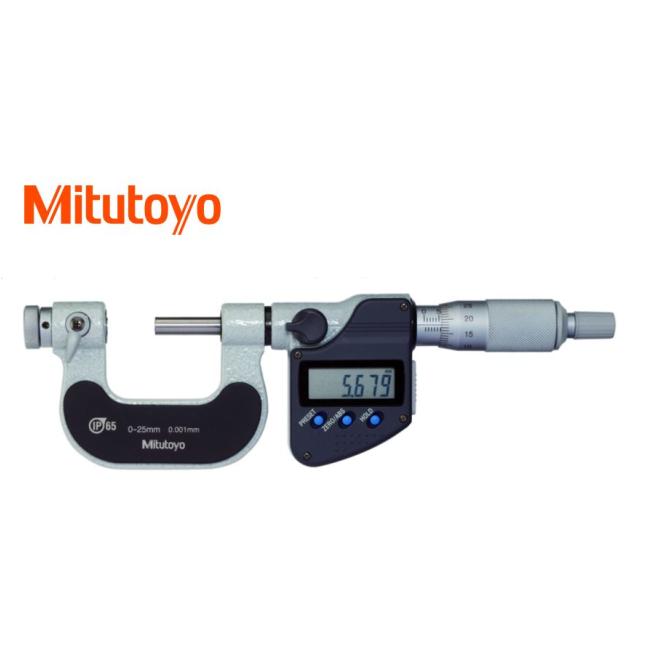 Mikrometer 0-25 digitálny na meranie závitov IP65 MITUTOYO
