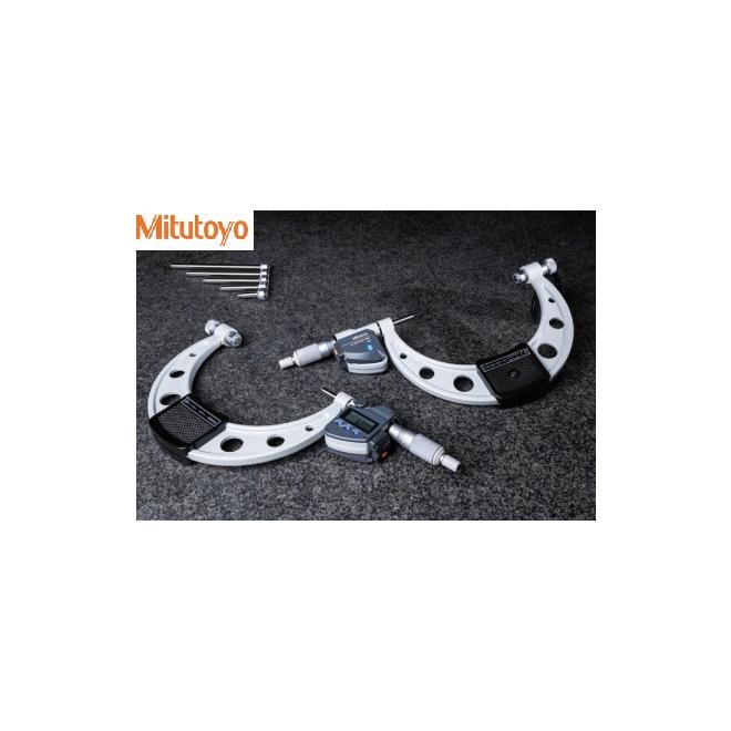 Mikrometer 0-150 / 0,001 strmeňový digitálny Mitutoyo sada Bluetooth