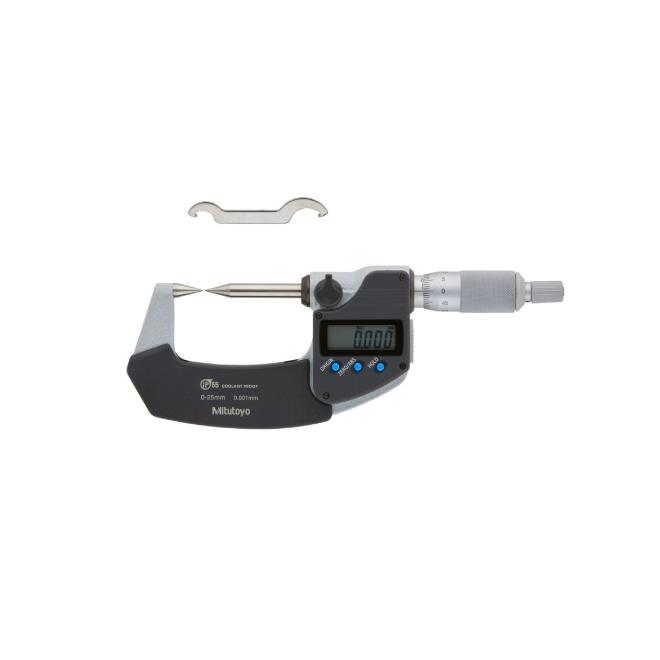 Mikrometer 50-75 / 0,001 strmeňový digitálny presnosť ±2 µm IP65 Mitutoyo