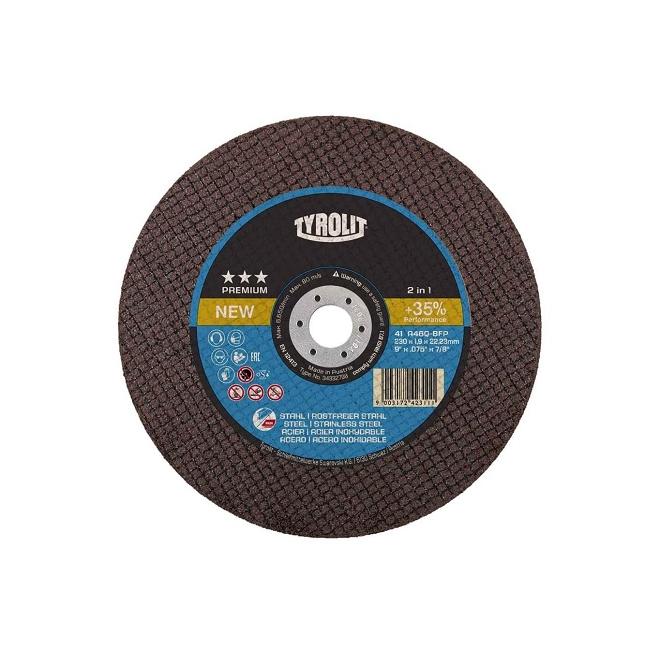 Rezný kotúč T41 125x1,6x22,23 A 46 Q-BFP Tyrolit Premium 2in1
