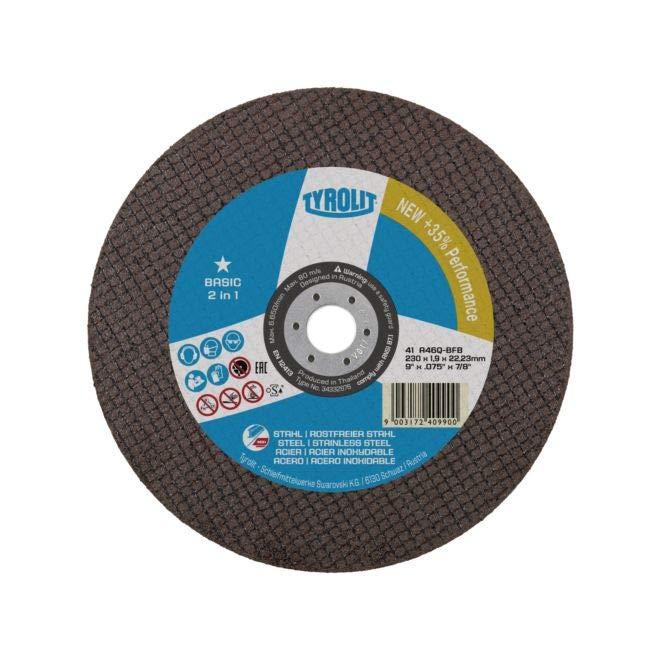Rezný kotúč T41 230x1,9x22,23 A 46 Q-BFB Tyrolit Basic 2in1