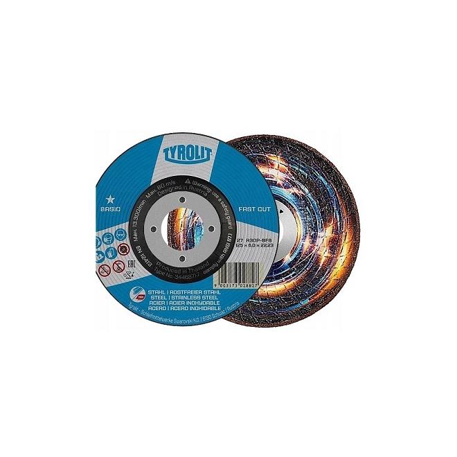 Brúsny kotúč T27C 115x6x22,23  A30P-BFB Basic Tyrolit