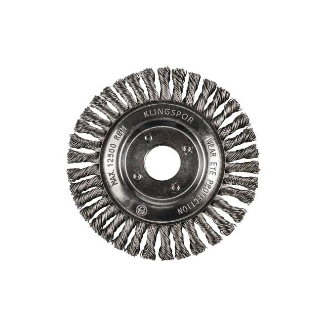 Kartáč D125 x 22,23 x 6 0,40 mm BRP 600 Z nerez vrkočový