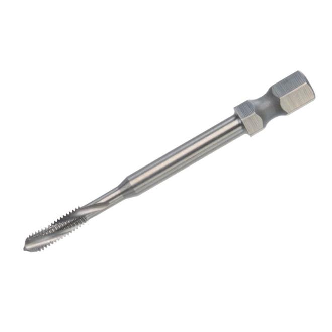 Závitník M5x0,8 6H HSSE strojný špirálová drážka 15° HEX Drive DIN 371 Volkel