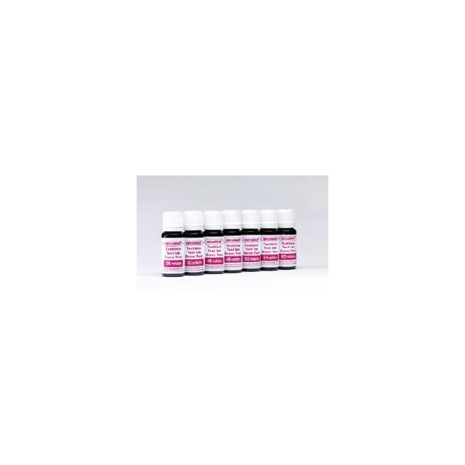 Meranie povrchováho napätia atrament Pink 7ks sada fľaša 10ml bez štetca rúžová