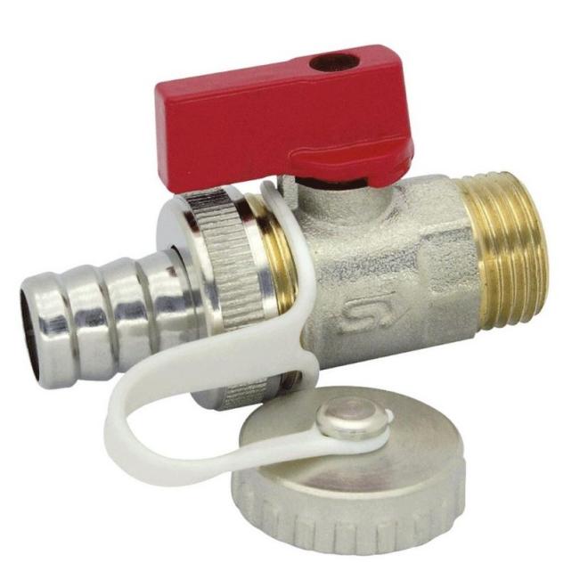 Kohút vypúšťací guľový DN20 3/4" KE-271S (bal=15ks)
