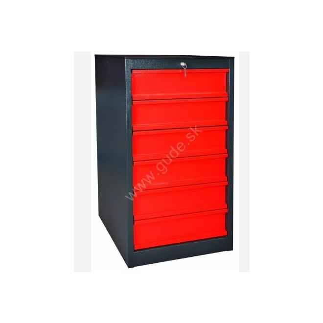 Skrinka na náradie 6 zásuvková  EURO 06 RAL 7016/3000