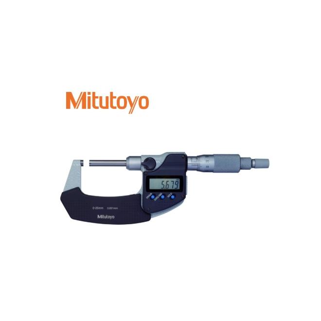Mikrometer 0-25 / 0,001 strmeňový digitálny Mitutoyo
