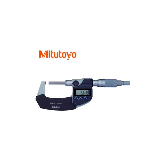 Mikrometer 0-25 / 0,001 strmeňový digitálny neotáčavé vreteno MITUTOYO
