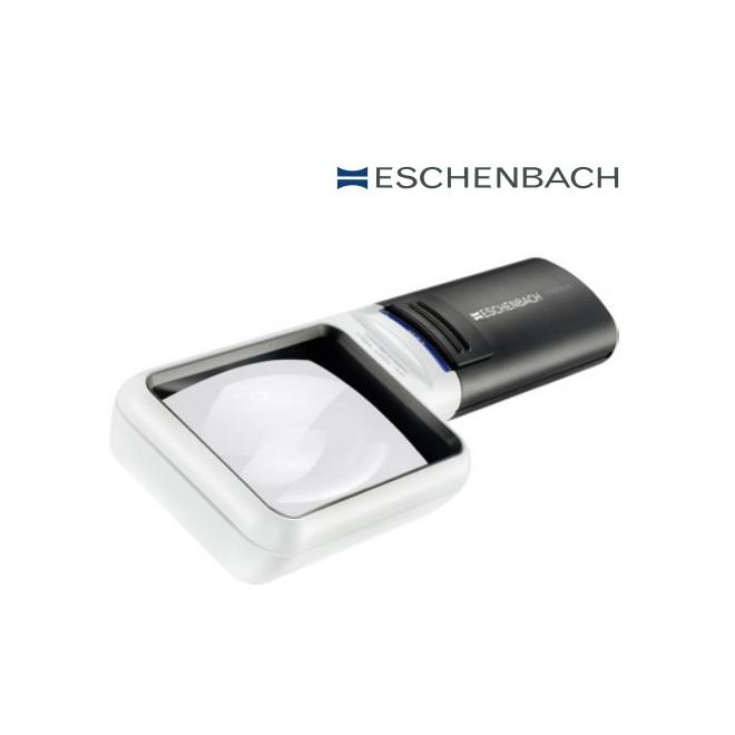 Lupa 75x50 hranatá s osvetlením LED 4x ESCHENBACH